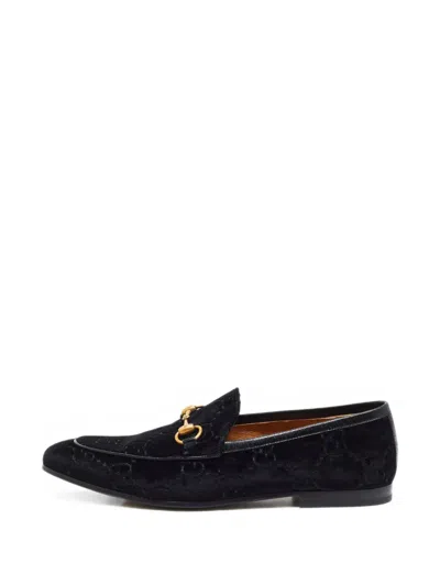 Pre-owned Gucci Horsebit Loafers In Black