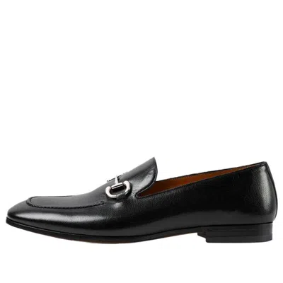 Gucci Horsebit Loafers 'black Silver'