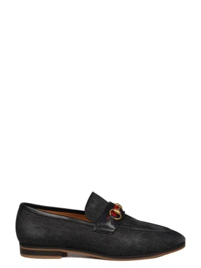 Gucci Horsebit Loafers In Blue