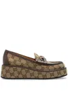 Gucci Horsebit Loafers In Brown