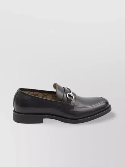 Gucci Horsebit Loafers Gg Sole In Gray
