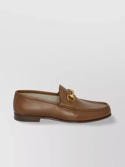 GUCCI HORSEBIT LOAFERS GOLD-TONE HARDWARE