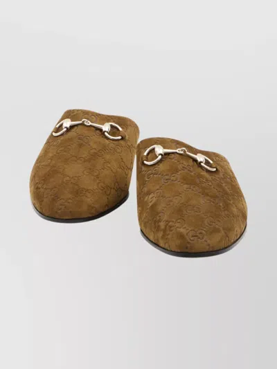 GUCCI HORSEBIT LOAFERS IN NATURAL LEATHER