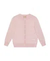 Gucci Horsebit Logo Jacquard Knit Cardigan In Pink
