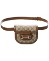 Gucci Horsebit Mini Gg Supreme Canvas & Leather Belt Bag