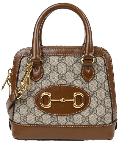 Pre-owned Gucci Horsebit Mini Top Handle Tote Shoulder Bag (authentic Pre-loved)