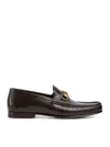 Gucci 1953 Horsebit Leather Loafer Clamp Detail In Brown