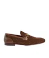 Gucci Horsebit Monogram Loafers In Brown