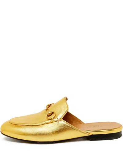 Pre-owned Gucci Horsebit Mules