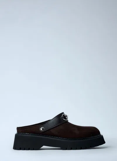 Gucci Horsebit Mules In Brown