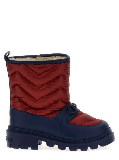 Gucci Kids' Horsebit Padded Boots In Multicolor