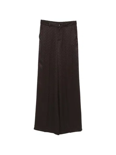 Gucci `horsebit` Pants In Brown