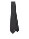 Gucci Horsebit-pattern Tie In Black