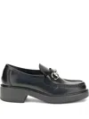 Gucci Horsebit Detail Slip-on Loafers In Black