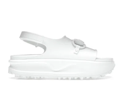 Pre-owned Gucci Horsebit Platform Sandal (women's) Sneakers In White