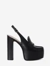 Gucci Mocassini Slingback Con Plateau E Morsetto