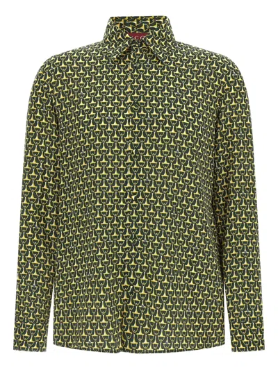 GUCCI HORSEBIT-PRINT SHIRT