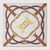 Gucci Horsebit-print Silk Scarf In White