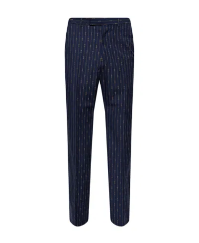 GUCCI GUCCI HORSEBIT STRIPED PANTS