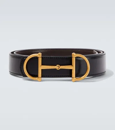 GUCCI HORSEBIT REVERSIBLE LEATHER BELT
