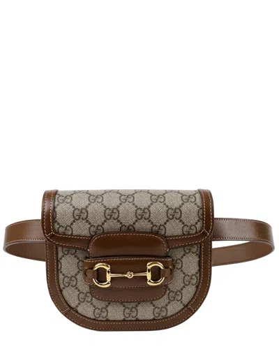 Gucci Horsebit Round Belt Bag (authentic Pre-loved) In Multi