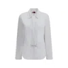 Gucci Women Cotton Popeline Shirt With Iconic Metal Horsebit