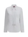 Gucci Shirt With Horsebit In White