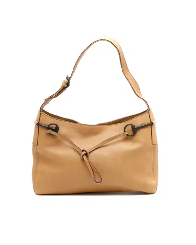 Gucci Horsebit Shoulder Bag In Brown