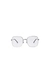 Gucci Horsebit Square-frame Glasses In White