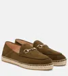Gucci Horsebit Suede Espadrilles