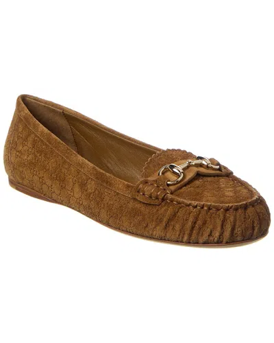 GUCCI GUCCI HORSEBIT SUEDE LOAFER