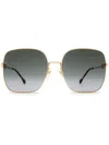 Gucci Gg0879s Square-frame Glass And Metal Sunglasses In Gold