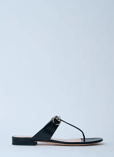 GUCCI HORSEBIT THONG SANDALS