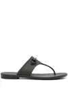 Gucci Damen-zehensandale Mit Horsebit In Black