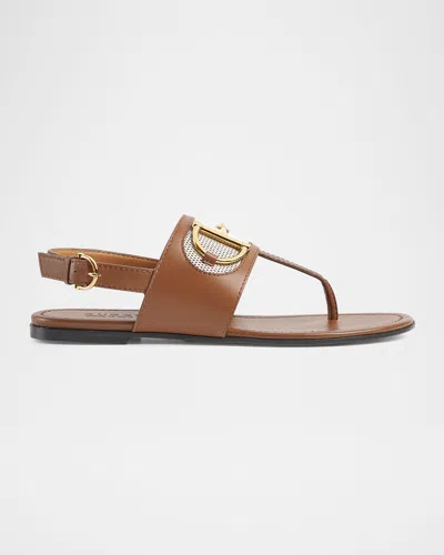 Gucci Horsebit Thong Slingback Sandals