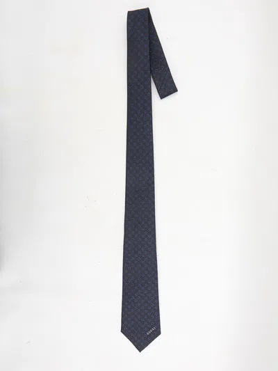 Gucci Horsebit Tie In Black