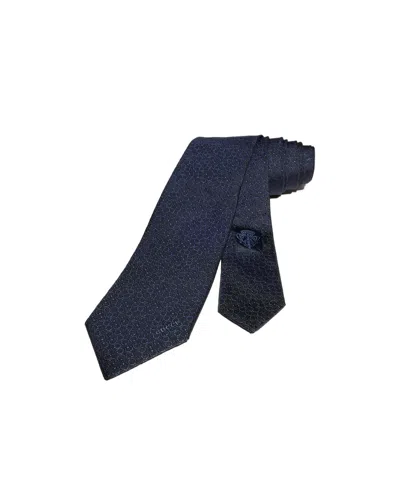 Gucci Horsebit Tie In Blue