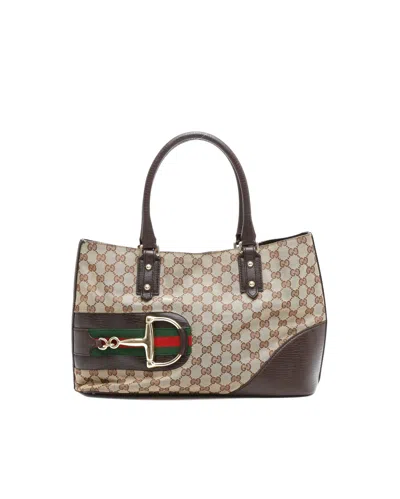 Gucci Horsebit Tote Bag In Multi