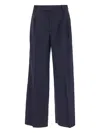 Gucci Horsebit-pattern Straight-leg High-rise Cotton And Wool-blend Trousers In Default Title
