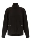 Gucci Wool And Cashmere Turtleneck Sweater In Brown