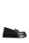 Gucci Horsebit Flatform Loafers In Black