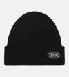Gucci Stylish Hat With Folded Brim And Metal Hardware In Black
