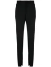 Gucci Black Horsebit Tailored Trousers In Black