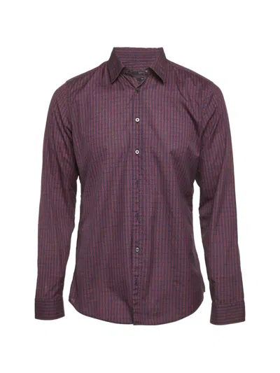Pre-owned Gucci Horsebit-print Shirt In Blue