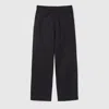 Gucci Cotton Ripstop Pant With Canvas Insert In Black