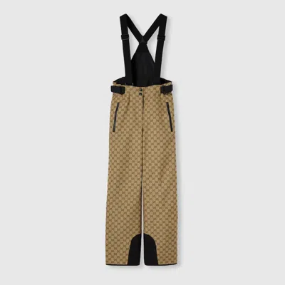 Gucci Gg Technical Fabric Jacquard Pants In Green