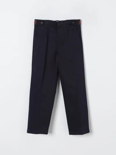 Gucci Kids' Hose  Kinder Farbe Blau In Black