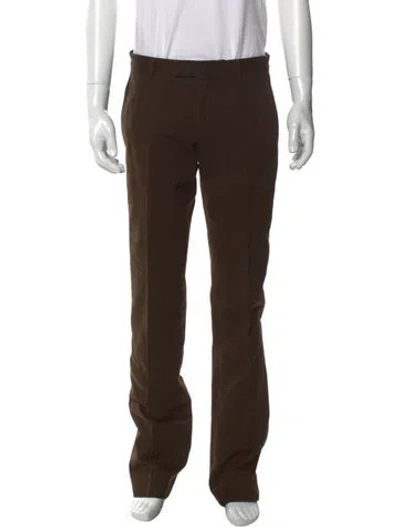 Pre-owned Gucci Hysteria Accent Pants In Brown