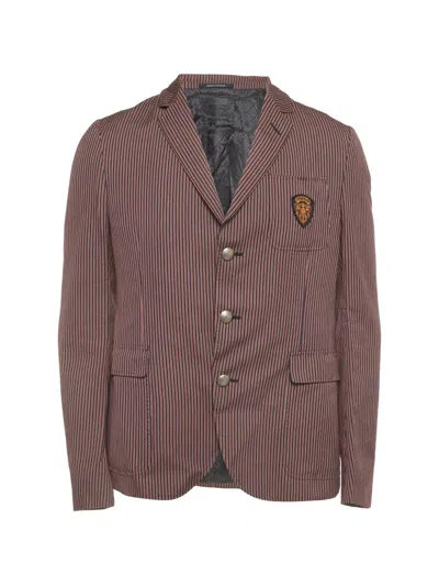 Pre-owned Gucci Hysteria Crest Blazer In Red