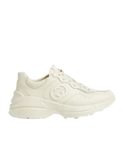 Gucci Hyton Sneakers In White
